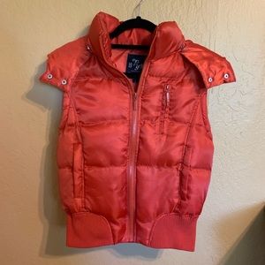 Bright orange vest